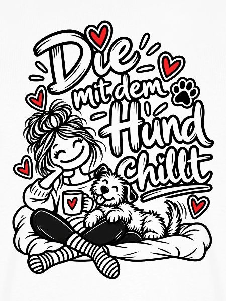 Die mit dem Hund chillt