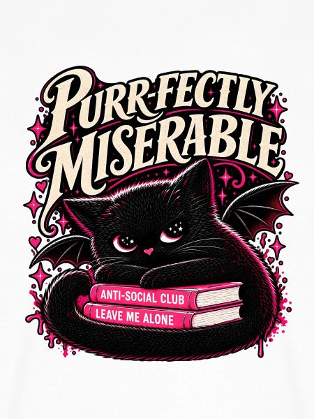 Purr-fectly Miserable Katze