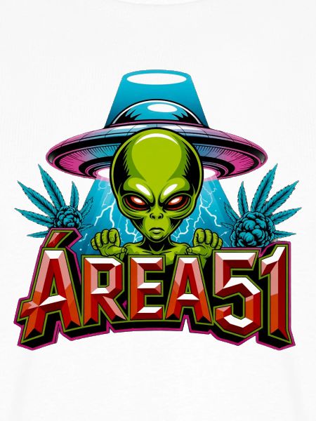 Alien Area51 Retro-Graffiti