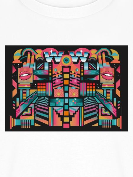 Psychedelischer WOW Mosaik Print