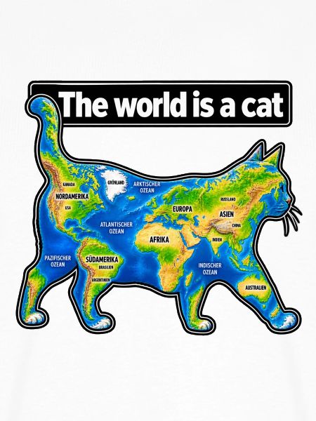 Die Welt ist eine Katze