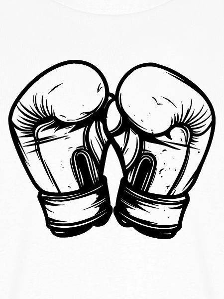 Kickboxing Handschuhe Skizze