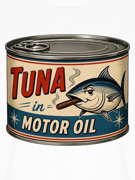 Thunfisch im Motoröl