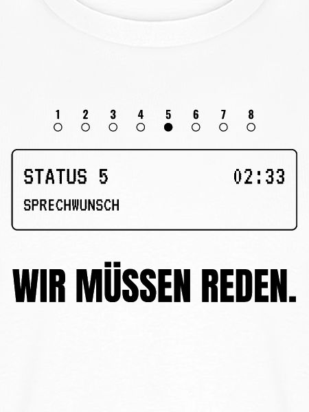 Status 5. Wir müssen reden.
