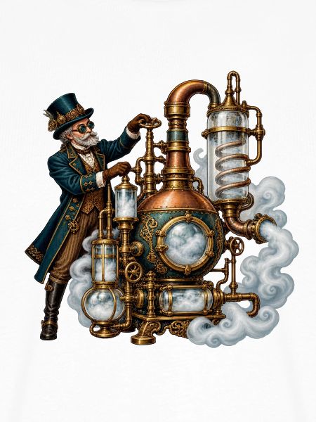 Steampunk-Dampfmeister-Mechanik