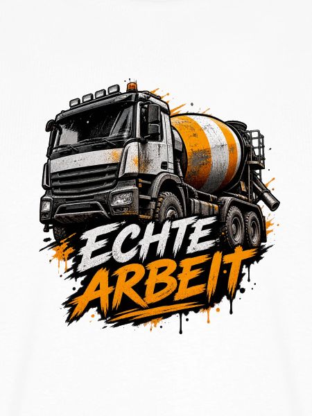 Echte Arbeit Betonmischer