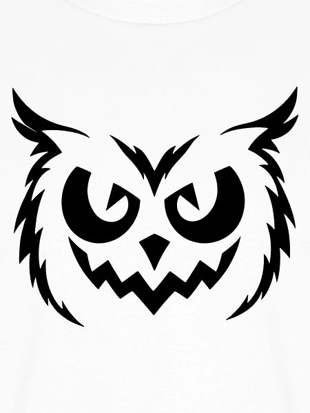 Halloween Eule – Spooky Owl Face