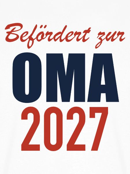 Befördert zur Oma 2027
