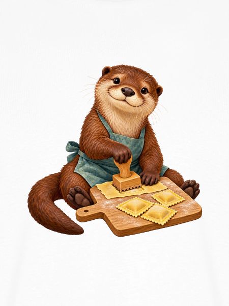 Otter formt Ravioli