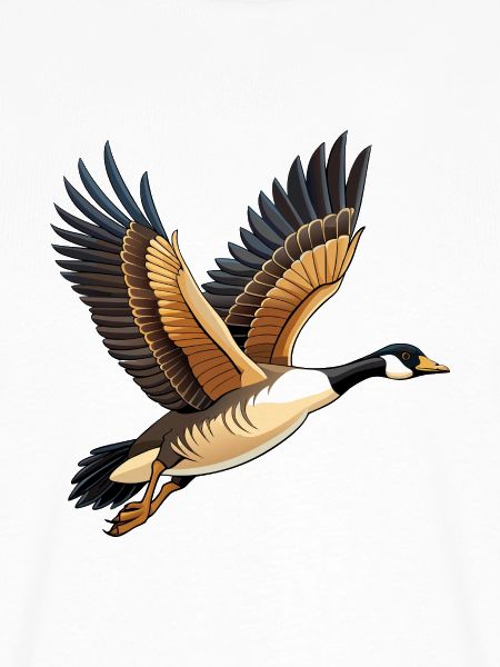 Fliegende Kanadische Gans