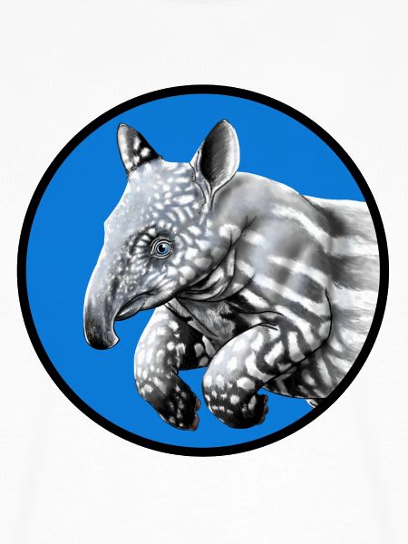 kleines Tapir in rundem kreis