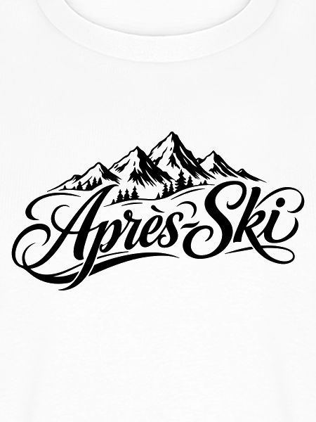 Apres Ski Schriftzug