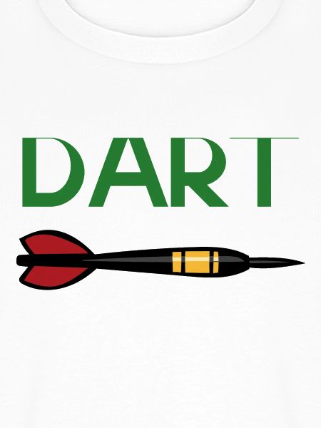 DART Zieltreffer Pfeil Design