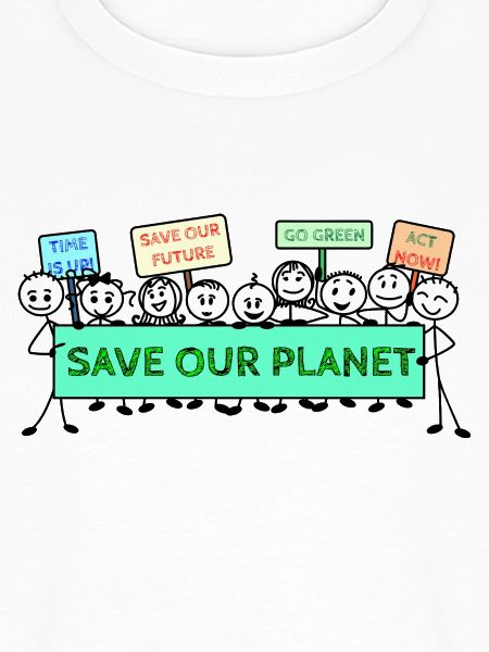 Protestlogo Klimawandel