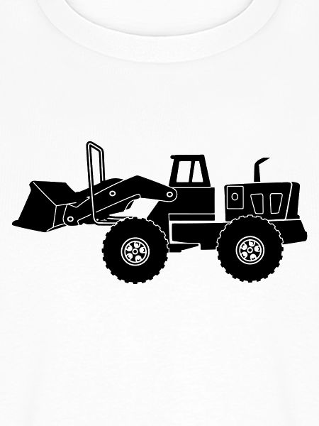 Transparenter Bulldozer