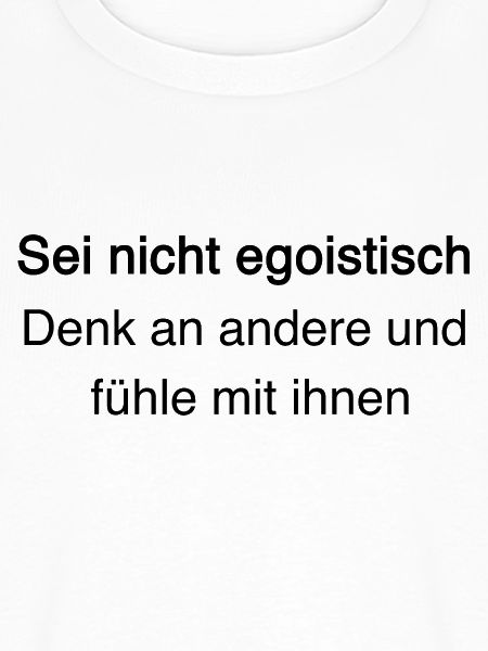 Gegen Egoismus: Empathie & Mitgefühl