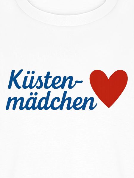 Küsten Mädchen Herz Overlay