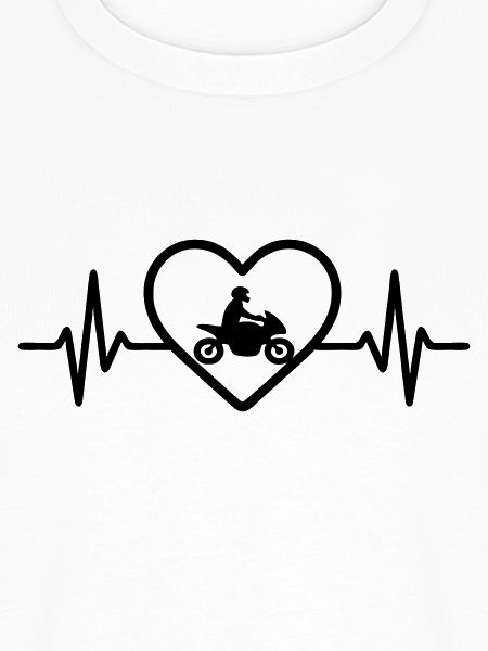 Motorrad Herz Biker