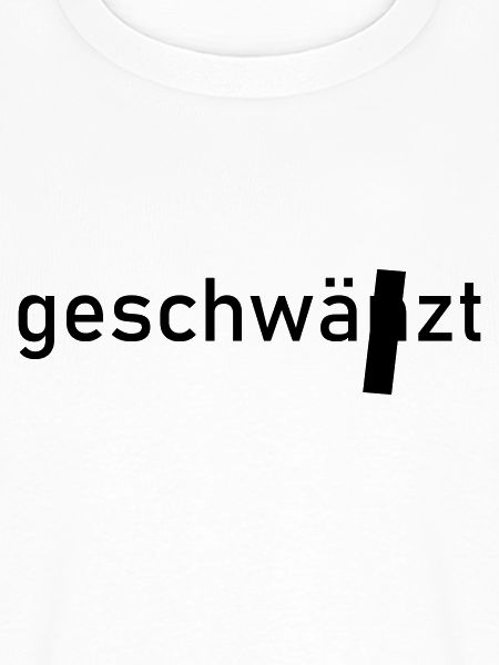 geschwärzt