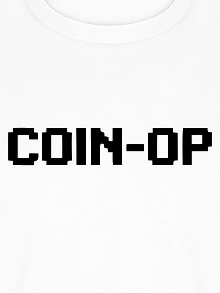 Coin Op Pixel Schriftzug