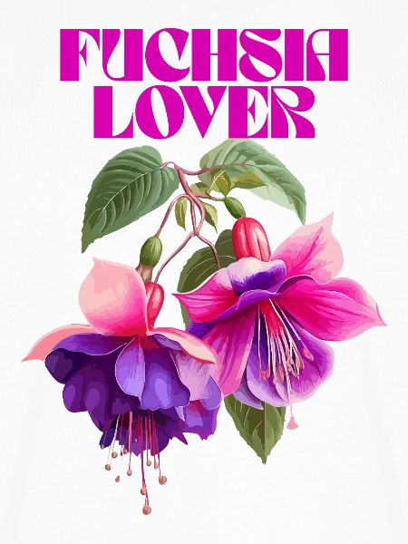 Fuchsia Lover Botanische Illustration