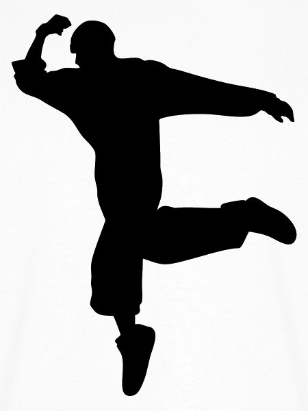B-Boy Silhouette – Breakdance Move