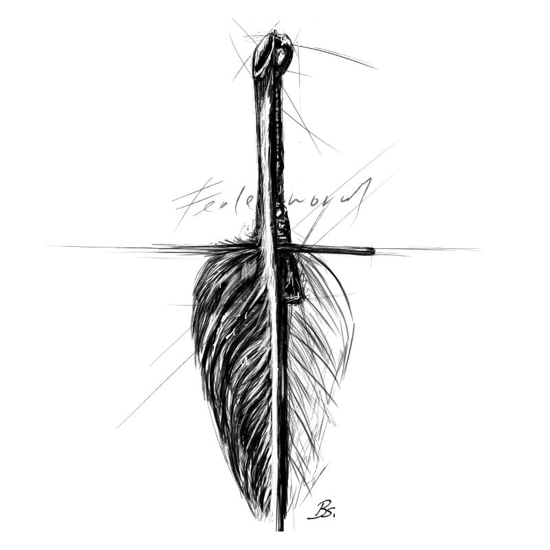 Plume et épée