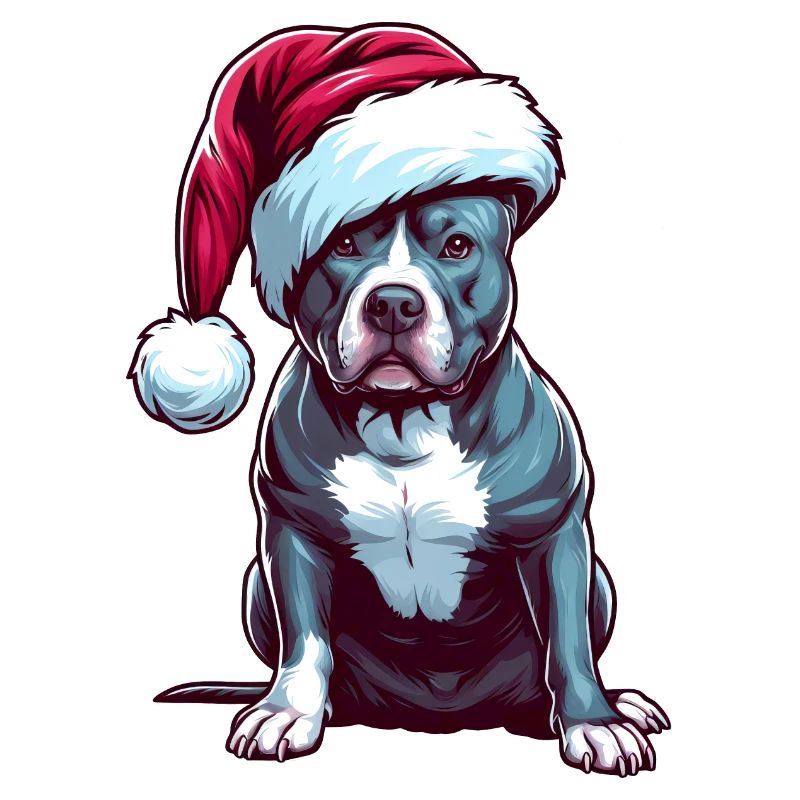 Pitbull Der Weihnachtsmann