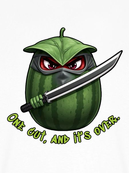 Wassermelone Ninja: Ein Schnitt Ende