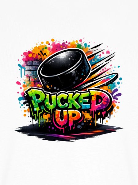 Pucked Up Graffiti Puck