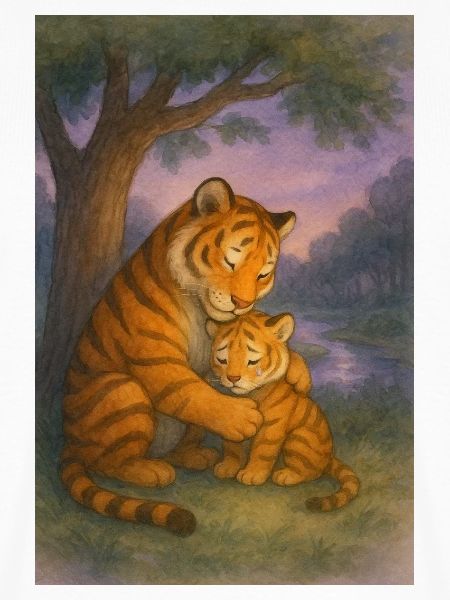 Tigerliebe im Abendlicht