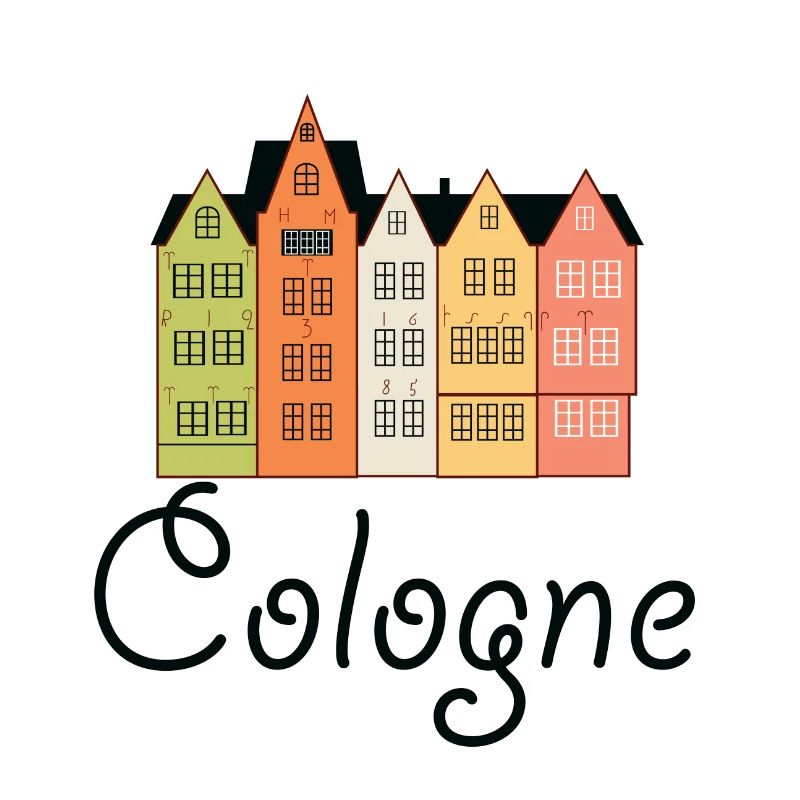 Cute cologne logo gift idea