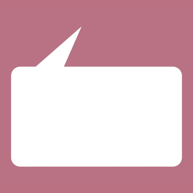 Sprechblase eckig klein 1c