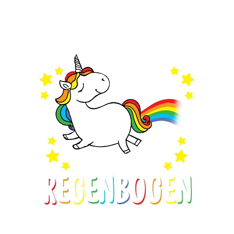 KUSS MICH AM REGENBOGEN / Einhorn / Geschenk