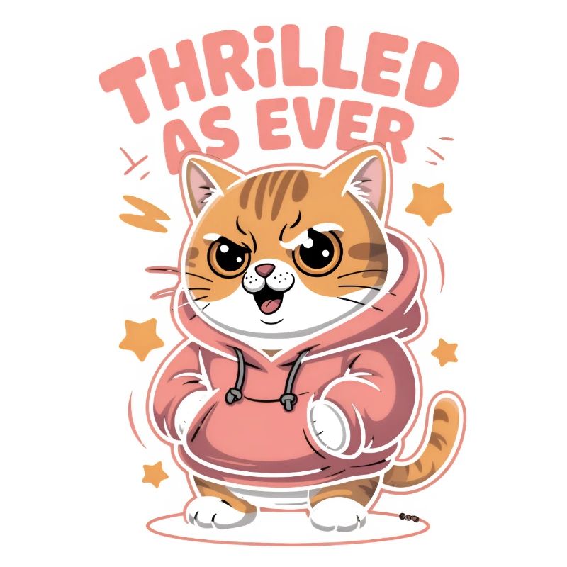 Conception ludique du sweat à capuche pour chat