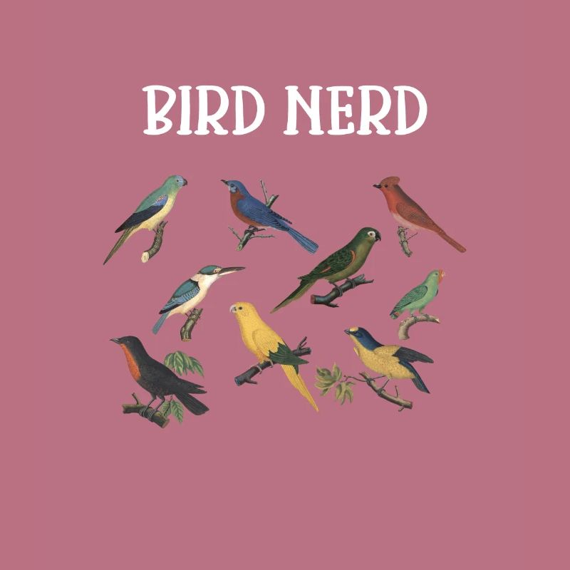 Vogel Nerd Vogelarten Artwork