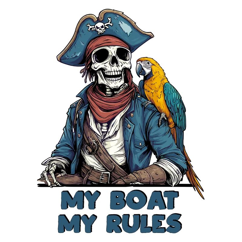Skipper Pirate Rules Rules My Boat