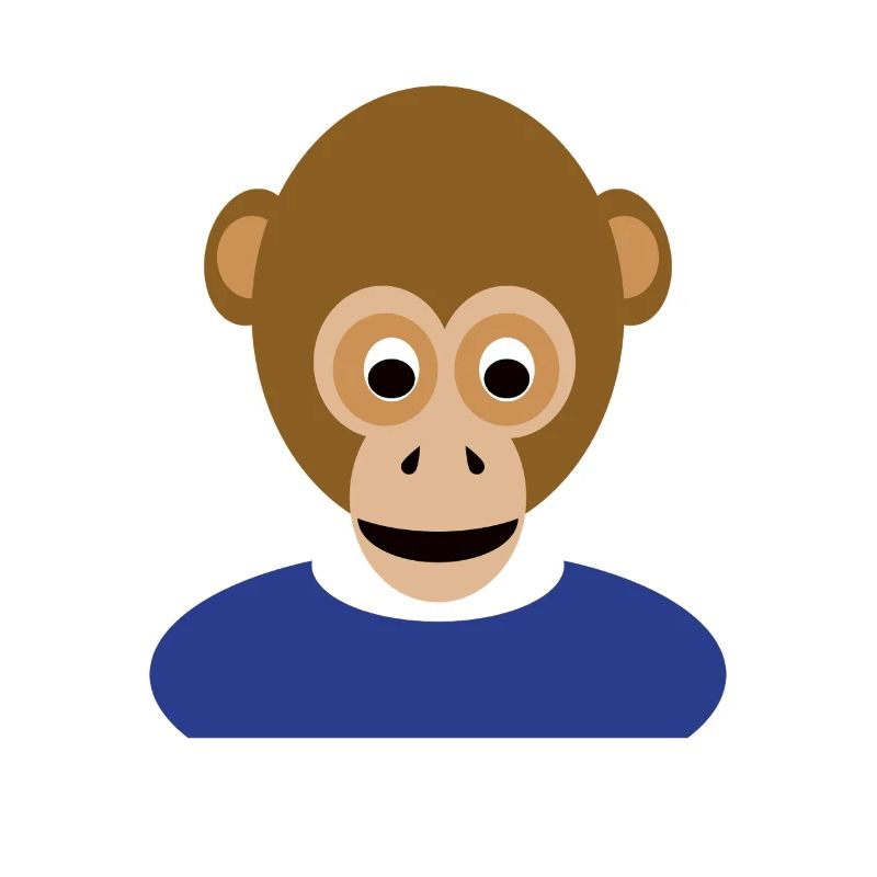 N7T Monkey #1 / NFT Style Affe / Neu