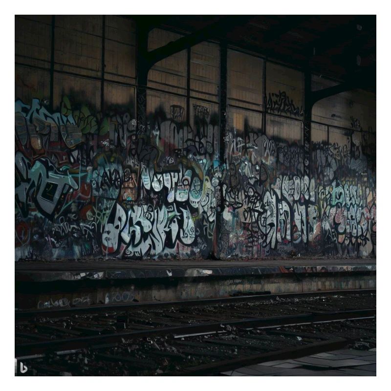 Conception de graffitis par KI