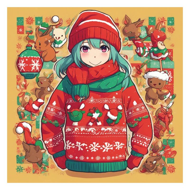 pull de Noël moche