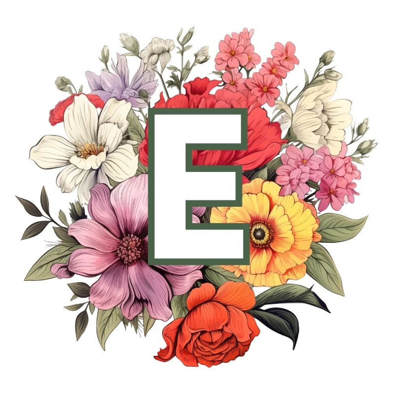 E Monogram Bouquet