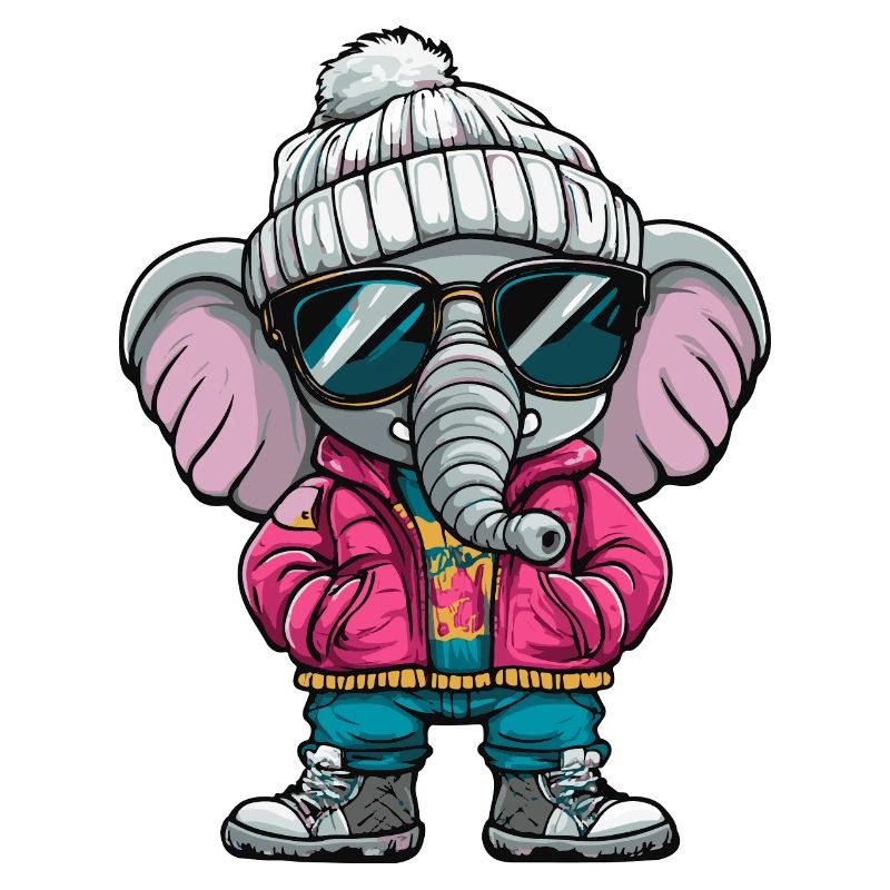 Elephant Winter Comic