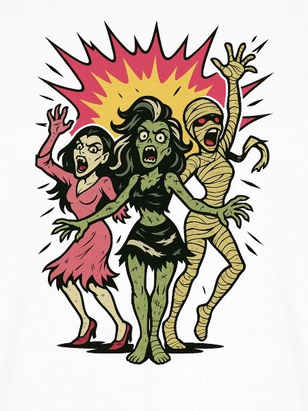 Zombietrio des Grusels