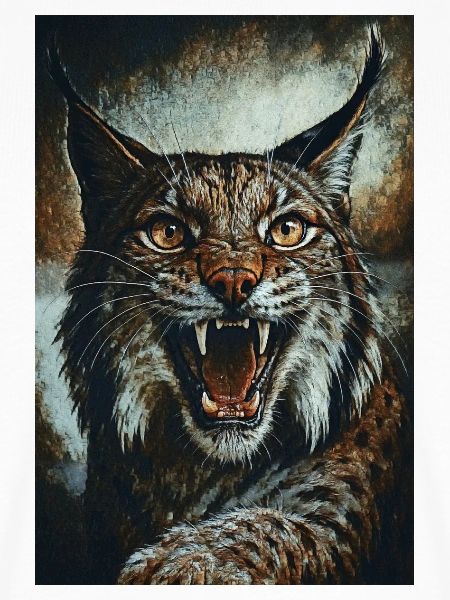 Wildkatze im Zorn
