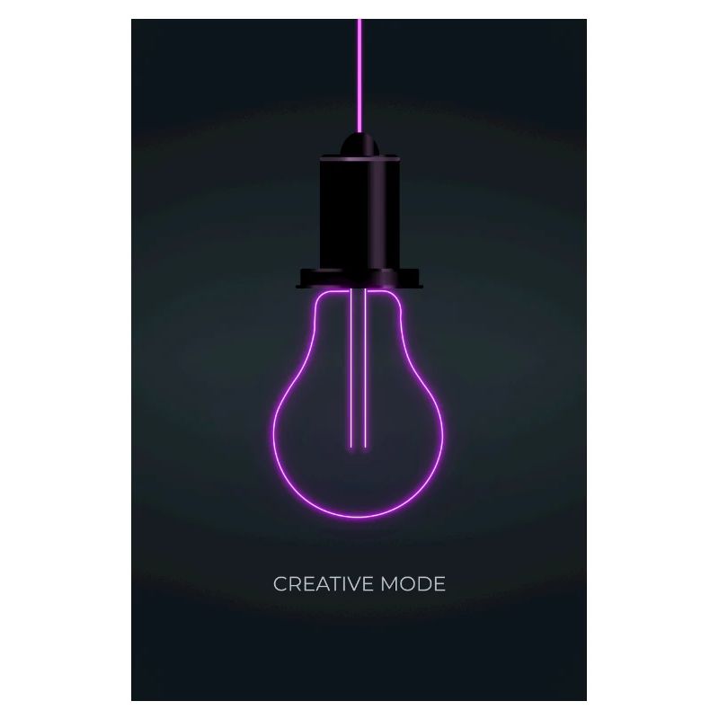 Affiche Créative de Mode Néon