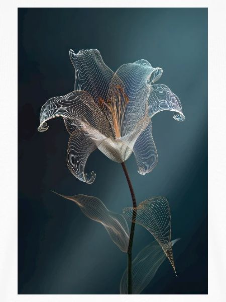 Leuchtende Drahtblumenblüte