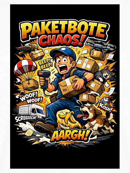 Paketbote Chaos Action