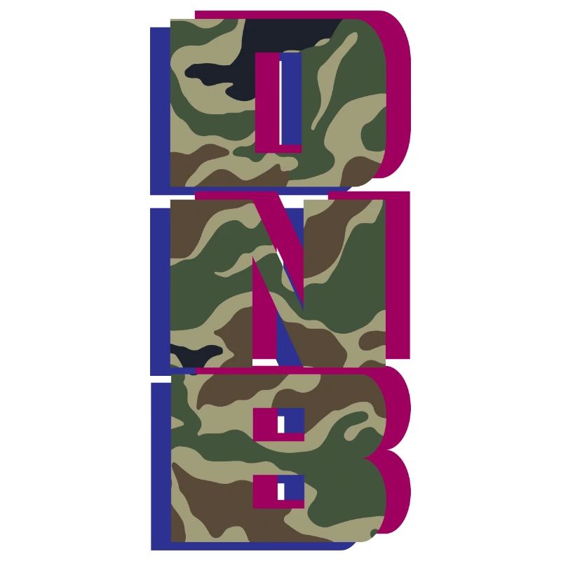 DNB Camo Vert Original Junglist Drum n Bass