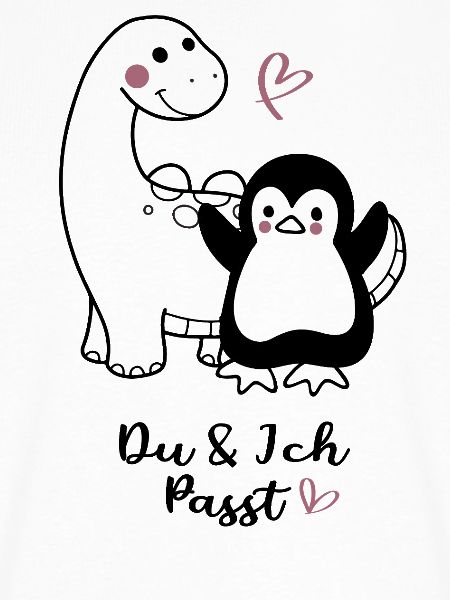 Kuschliger Pinguin mit Herzchen