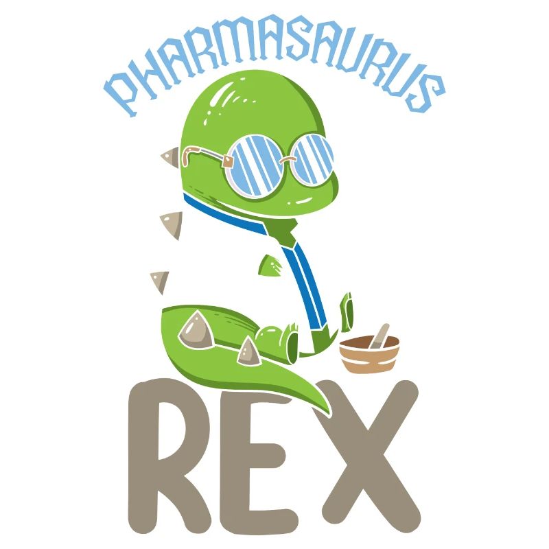 Pharmasaurus Rex Funny Pharmacist Dinosaur